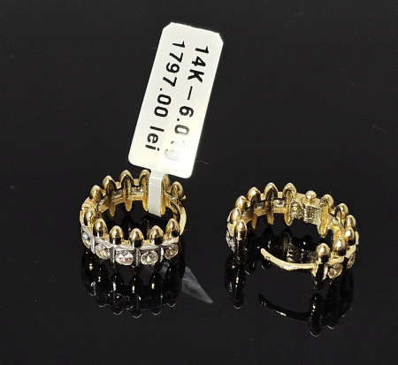 Bijuterii Aur Dama - Cercei aur galben 14k