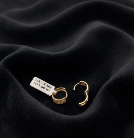 Cercei - Cercei aur galben 14k