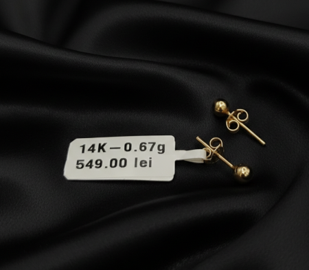 Cercei - Cercei Aur Galben 14k