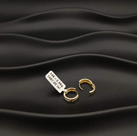 Bijuterii Aur Dama - Cercei Aur Galben 14k