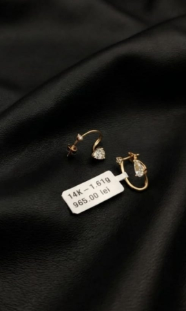 Cercei - Cercei Aur Galben 14k