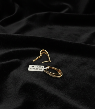 Cercei - Cercei Aur Galben 14k