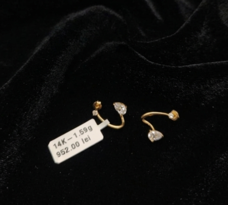 Cercei - Cercei Aur Galben 14k