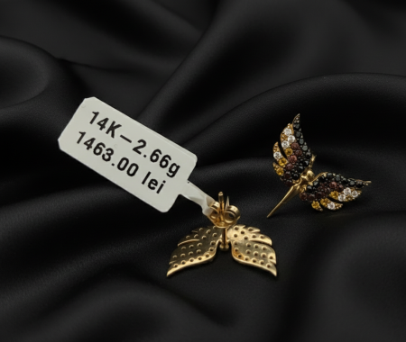 Cercei - Cercei Aur Galben 14k