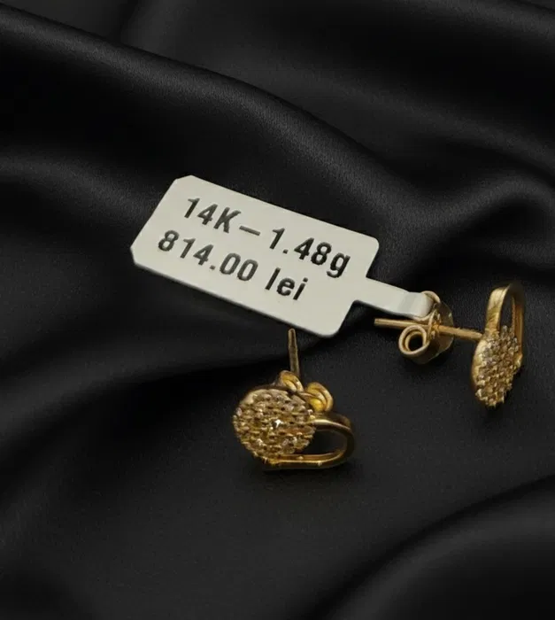 Cercei - Cercei Aur Galben 14k