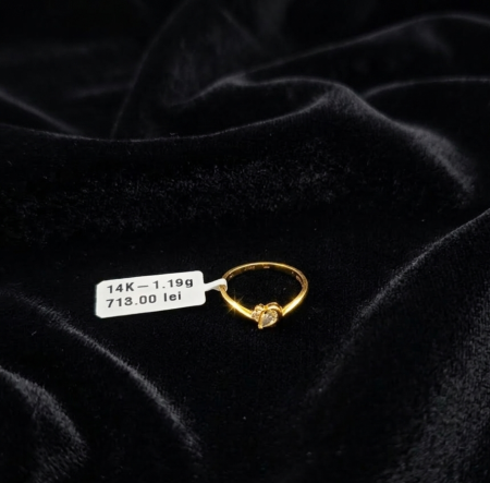 Bijuterii Aur Dama - Inel Aur Galben 14k