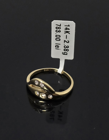 Bijuterii Aur Dama - Inel aur galben 14k