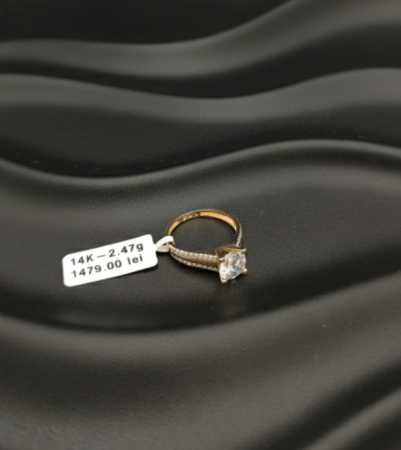 Bijuterii Aur Dama - Inel Aur Galben 14k