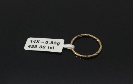 Bijuterii Aur Dama - Inel Aur Roz 14k