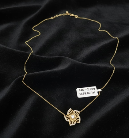 Coliere - Lant aur galben 14k