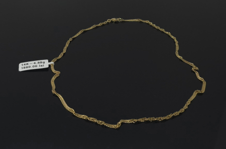 Coliere - Lant aur galben 14k