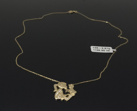 Coliere - Lant aur galben 14k