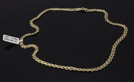 Coliere - Lant aur galben 14k