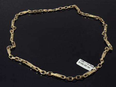 Bijuterii Aur Barbat - Lant aur galben 14k