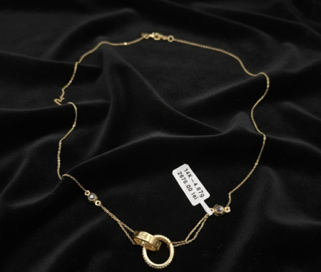 Coliere - Lant aur galben 14k