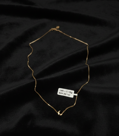 Cercei - Lant aur galben 14k