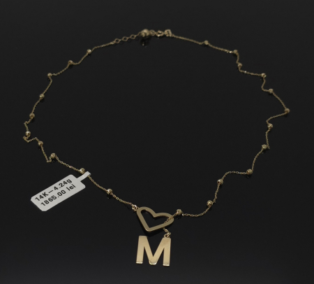 Coliere - Lant aur galben 14k
