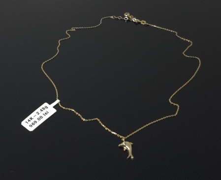 Coliere - Lant aur galben 14k