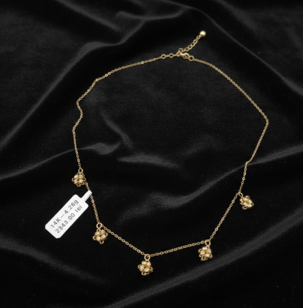 Bijuterii Aur Dama - Lant Aur Galben 14k