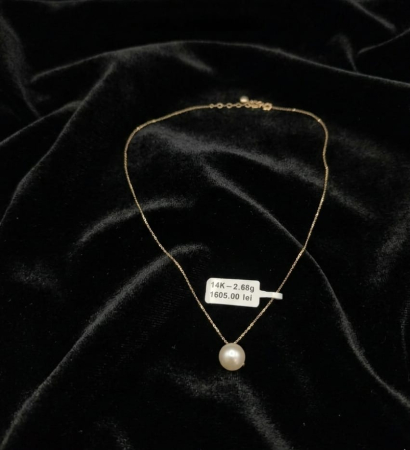 Coliere - Lant aur galben 14k