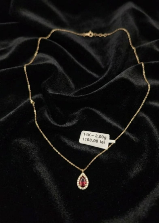 Coliere - Lant aur galben 14k