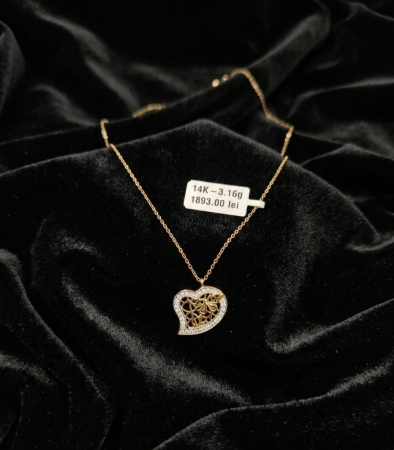 Coliere - Lant aur galben 14k