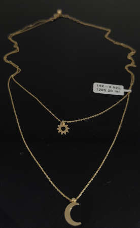 Bijuterii Aur Dama - Lant Aur Galben 14k