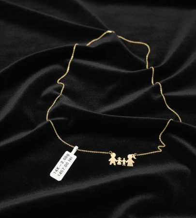 Coliere - Lant aur galben 14k