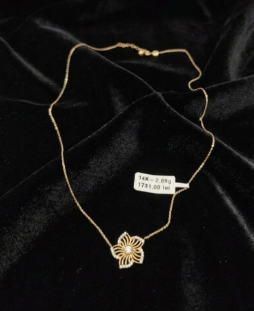 Coliere - Lant aur galben 14k