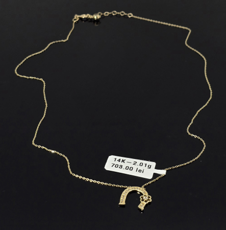 Coliere - Lant aur galben 14k