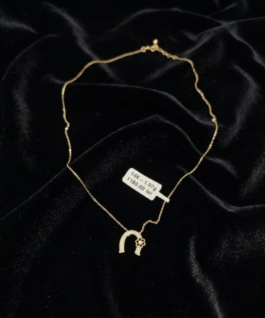 Coliere - Lant aur galben 14k