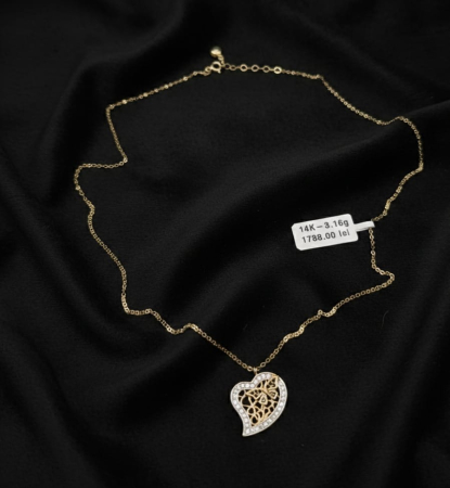 Coliere - Lant aur galben 14k