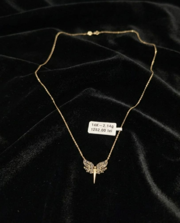 Coliere - Lant aur galben 14k