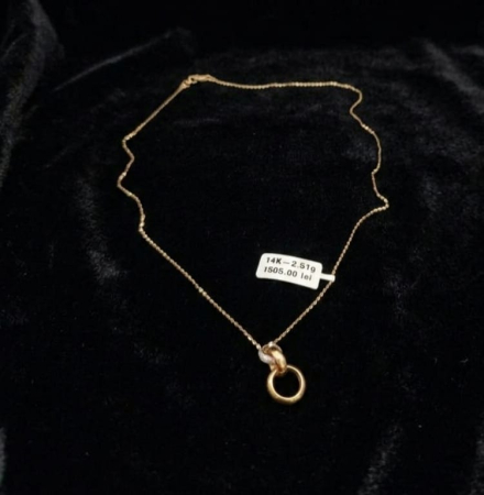 Coliere - Lant aur galben 14k