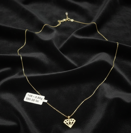 Coliere - Lant aur galben 14k