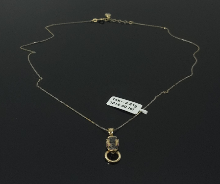 Coliere - Lant aur galben 14k