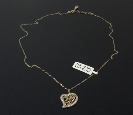 Coliere - Lant aur galben 14k