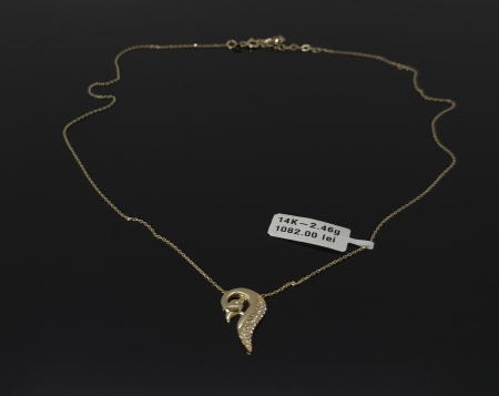 Coliere - Lant aur galben 14k