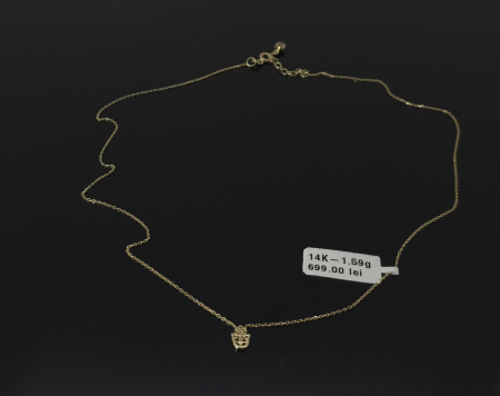 Coliere - Lant aur galben 14k