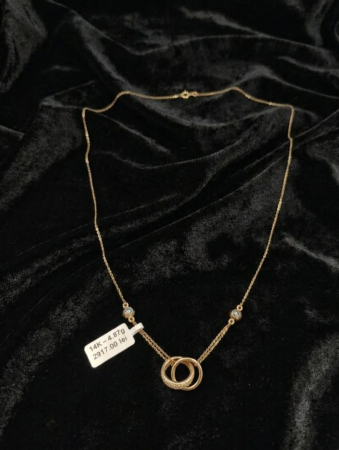 Coliere - Lant aur galben 14k