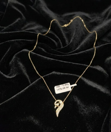 Coliere - Lant aur galben 14k