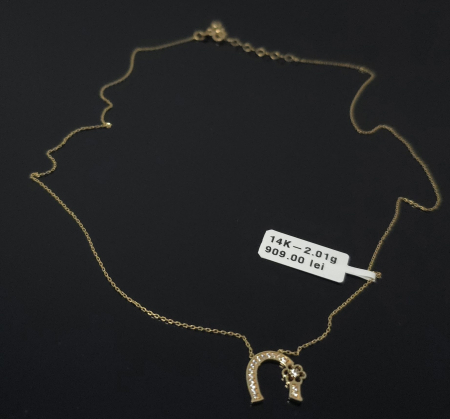 Coliere - Lant aur galben 14k