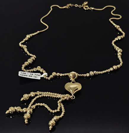 Bijuterii Aur Dama - Lant aur galben 14k