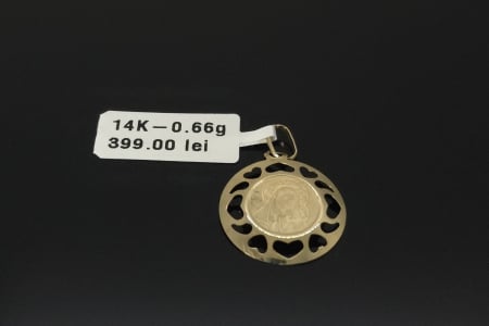 Bijuterii Aur Dama - Pandantiv aur galben 14k
