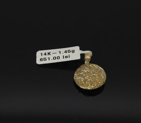 Pandantiv aur galben 14k [1]