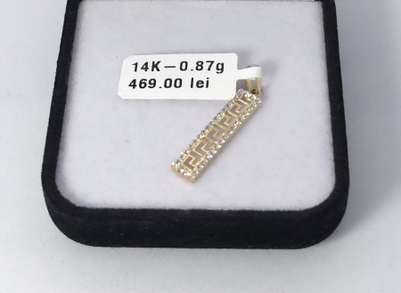 Pandantiv aur galben 14k [1]