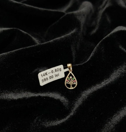 Bijuterii Aur Dama - Pandantiv aur galben 14k