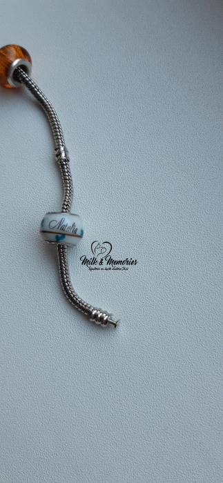 Charm tip Pandora ce contine lapte matern si baza din argint 925 [2]