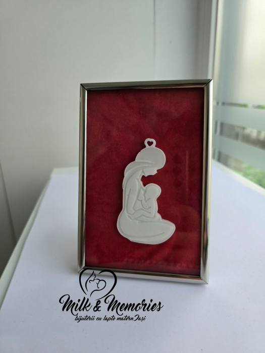 Decoratiune din rasina mama si bebe [2]