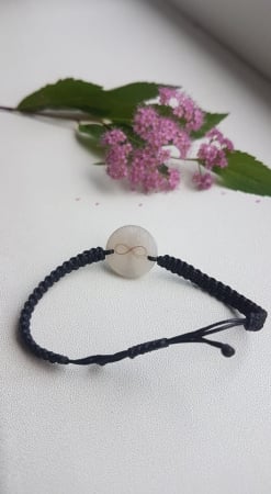 Brățăra cu șnur împletit fără lapte matern, cu șuvița bebelușului in formă de copacul vieții [1]